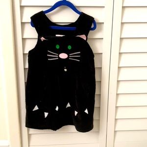 Toddler Kitty Cat Cotton Corduroy Dress 3-4T